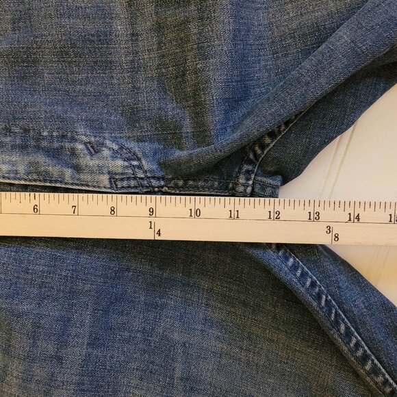 Levis 514 Jeans Mens Tag Size 36x32 Blue Denim Straight Leg Regular Fit - Picture 5 of 16